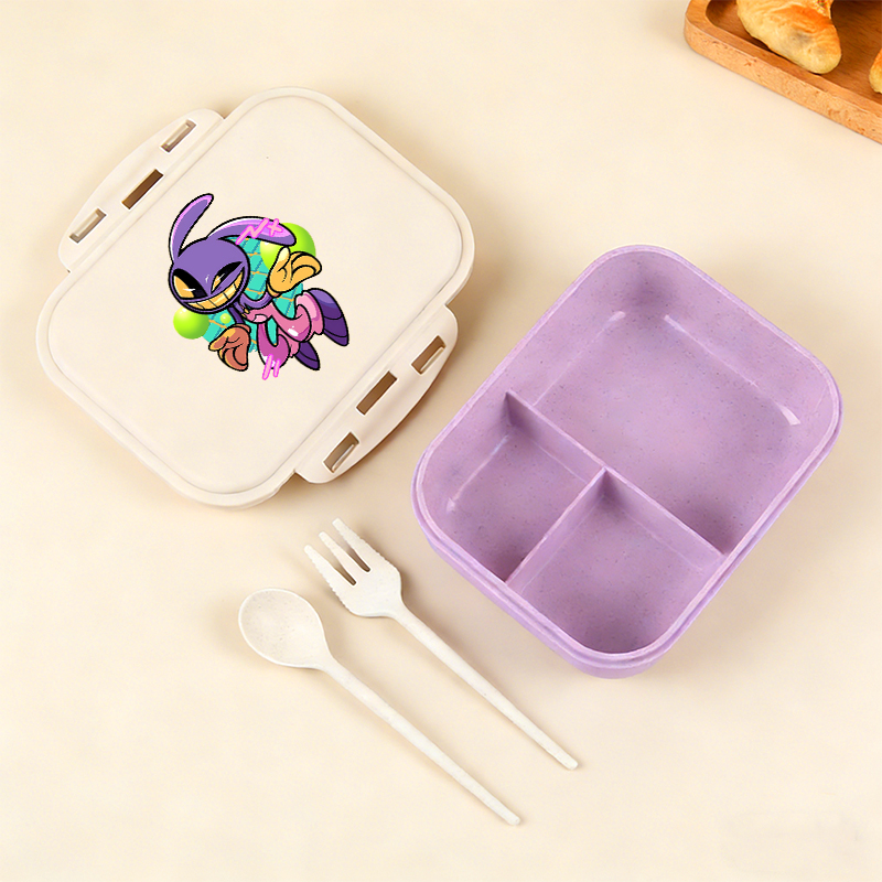 Food Storage Room - アニメアメージングデジタルサーカスランチボックスポータブル弁当箱学生用品食品収納ケース単層容量誕生日ギフト