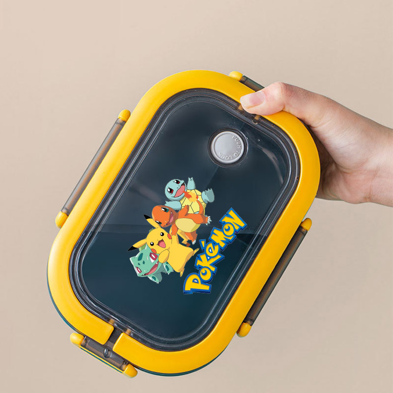 アニメ風のランチボックス。ポケモン柄で、持ち運びにも便利な仕 - Food Storage Room のレビューと価格
