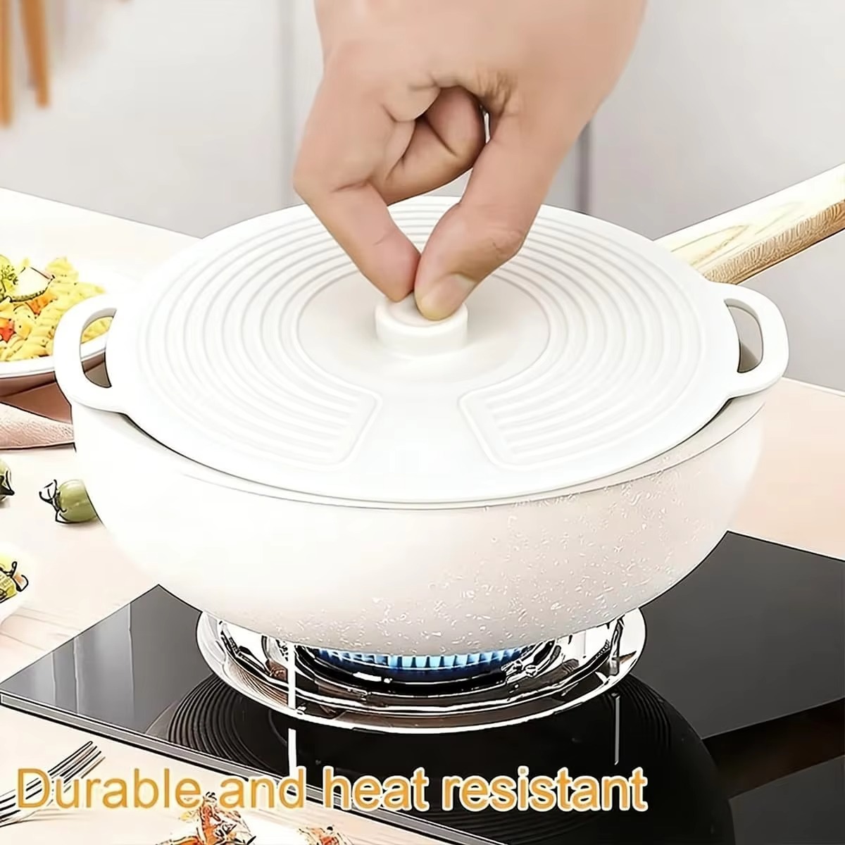 3個セット シリコン製ストレッチ蓋 ポットやボウル用 ユニバ - Silicone Stretch Lid のレビューと価格