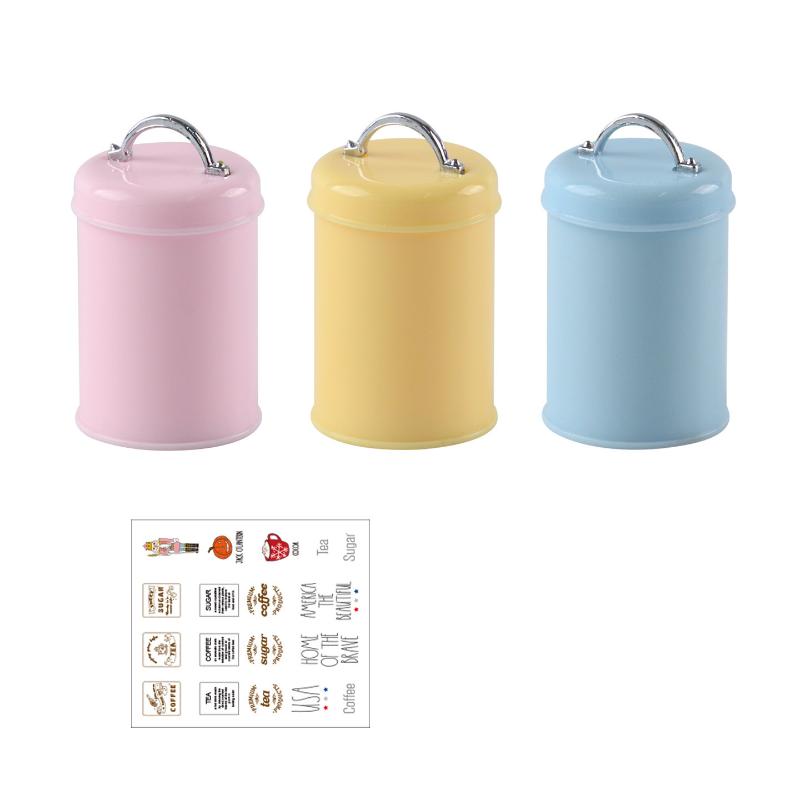 3 個ミニチュアドールハウスミニ食品/紅茶/コーヒー缶ラウン - Food Storage And のレビューと価格