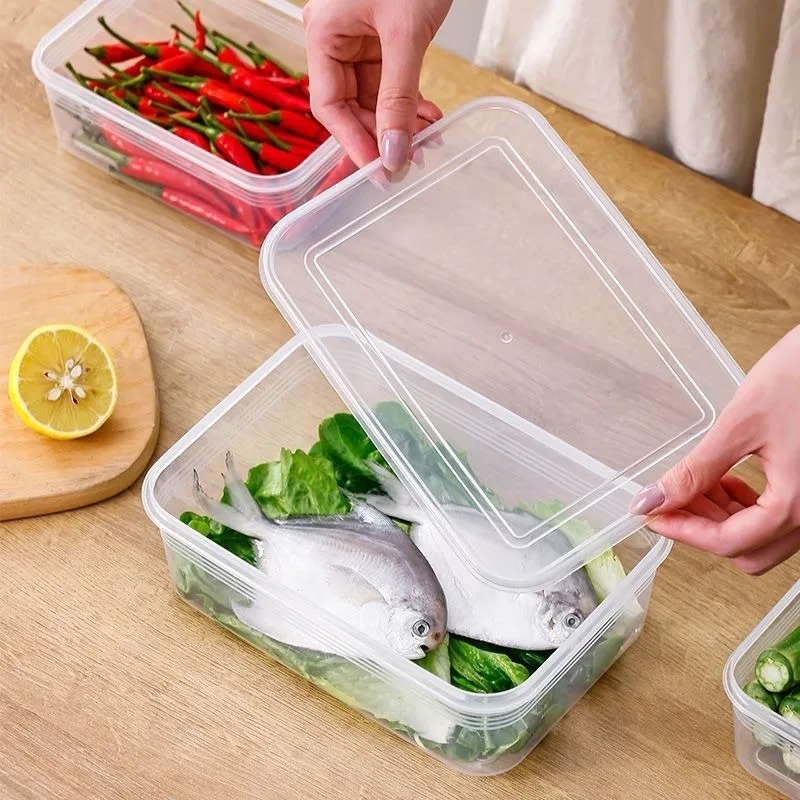 肉や野菜用の冷蔵庫収納ボックス、鮮度保持収納ボックス、透明食 - Food Storage For Refrigerator のレビューと価格
