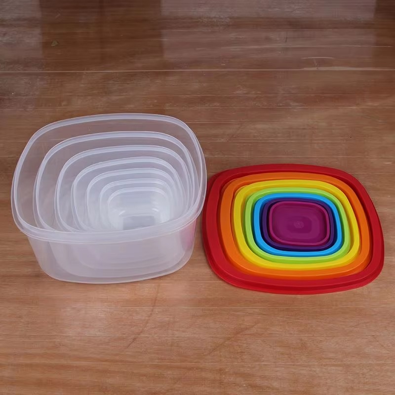 レインボー 7個入り プラスチック製食品保存容器 - Food Storage And のレビューと価格