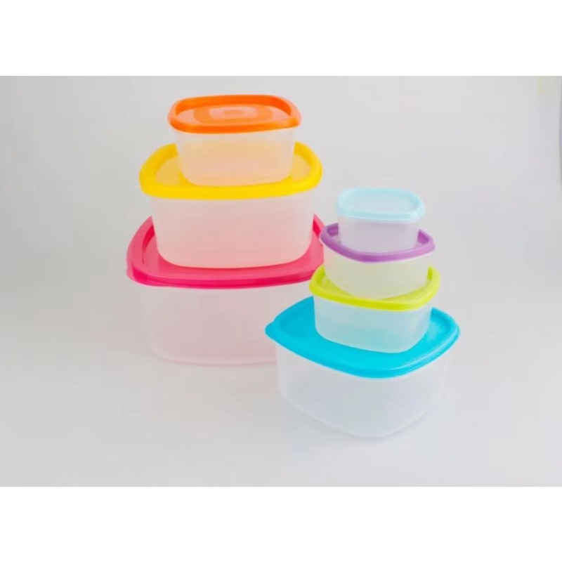 レインボー 7個入り プラスチック製食品保存容器 - Food Storage And のレビューと価格