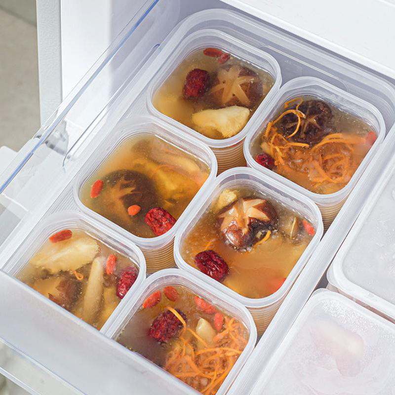 6グリッド食品保存容器、野菜・果物鮮度保持ボックス、蓋付き、 - Food Storage Jars With Lids のレビューと価格