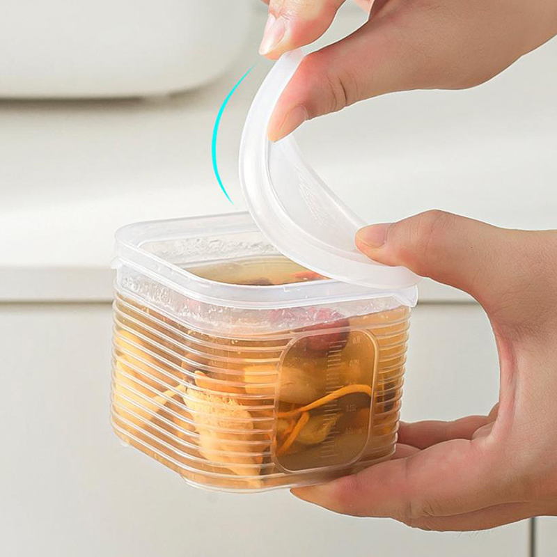 6グリッド食品保存容器、野菜・果物鮮度保持ボックス、蓋付き、 - Food Storage Jars With Lids のレビューと価格