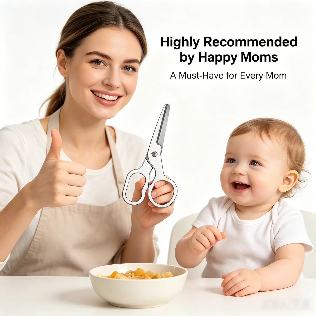 ベビーフードはさみ 分離式デザイン 乳児用フードカッター 安 - Food Storage Food Safety のレビューと価格
