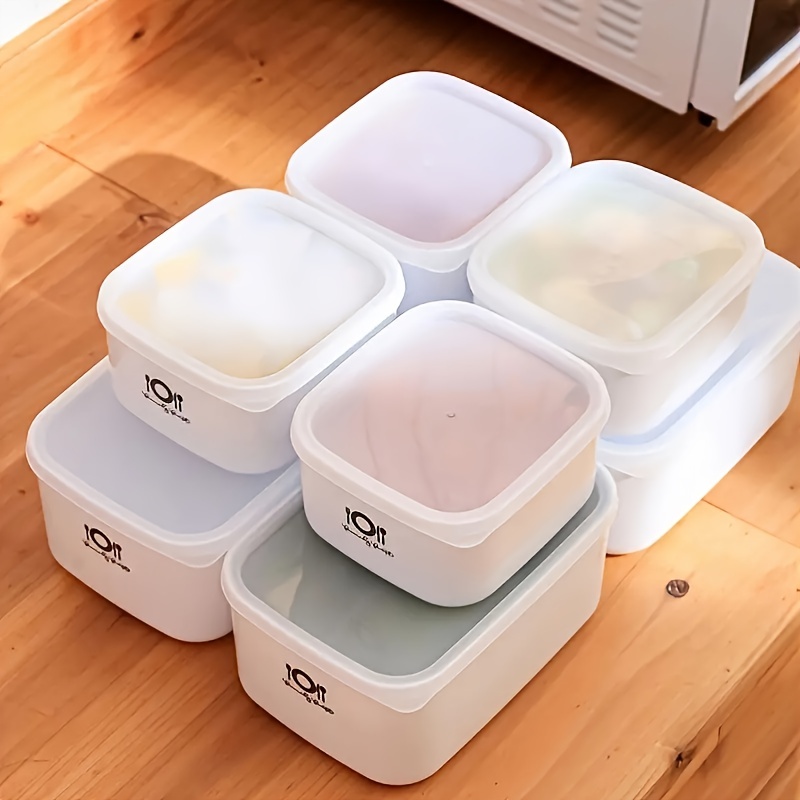 食品グレードの長方形プラスチック製ランチ弁当箱、蓋付き密閉保 - Food Storage For Refrigerator のレビューと価格