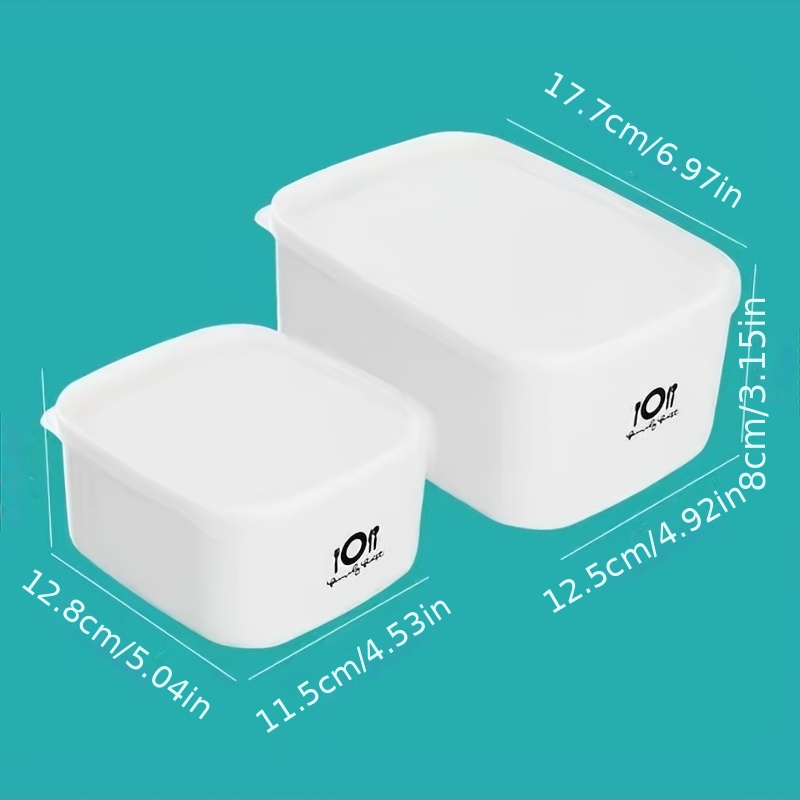 食品グレードの長方形プラスチック製ランチ弁当箱、蓋付き密閉保 - Food Storage For Refrigerator のレビューと価格