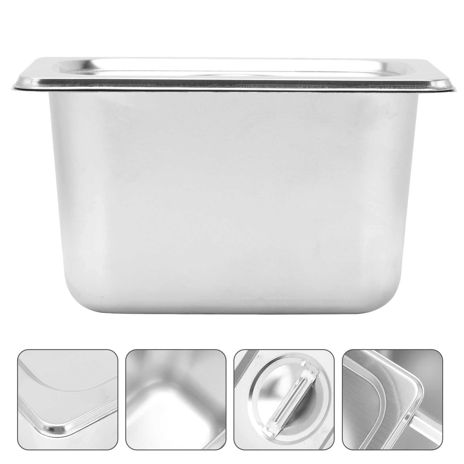 ステンレス製野菜容器1セット、厚みのある食品保存容器（蓋付き - Food Storage Stainless Steel Containers のレビューと価格
