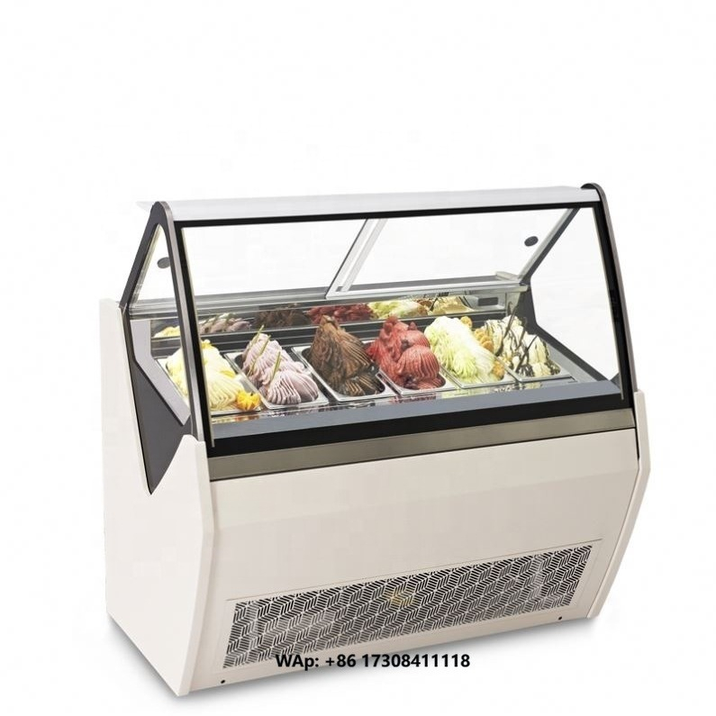 没入型ガラス扉付きチェスト型ディスプレイ冷凍庫、アイスクリー - Food Storage For Refrigerator のレビューと価格