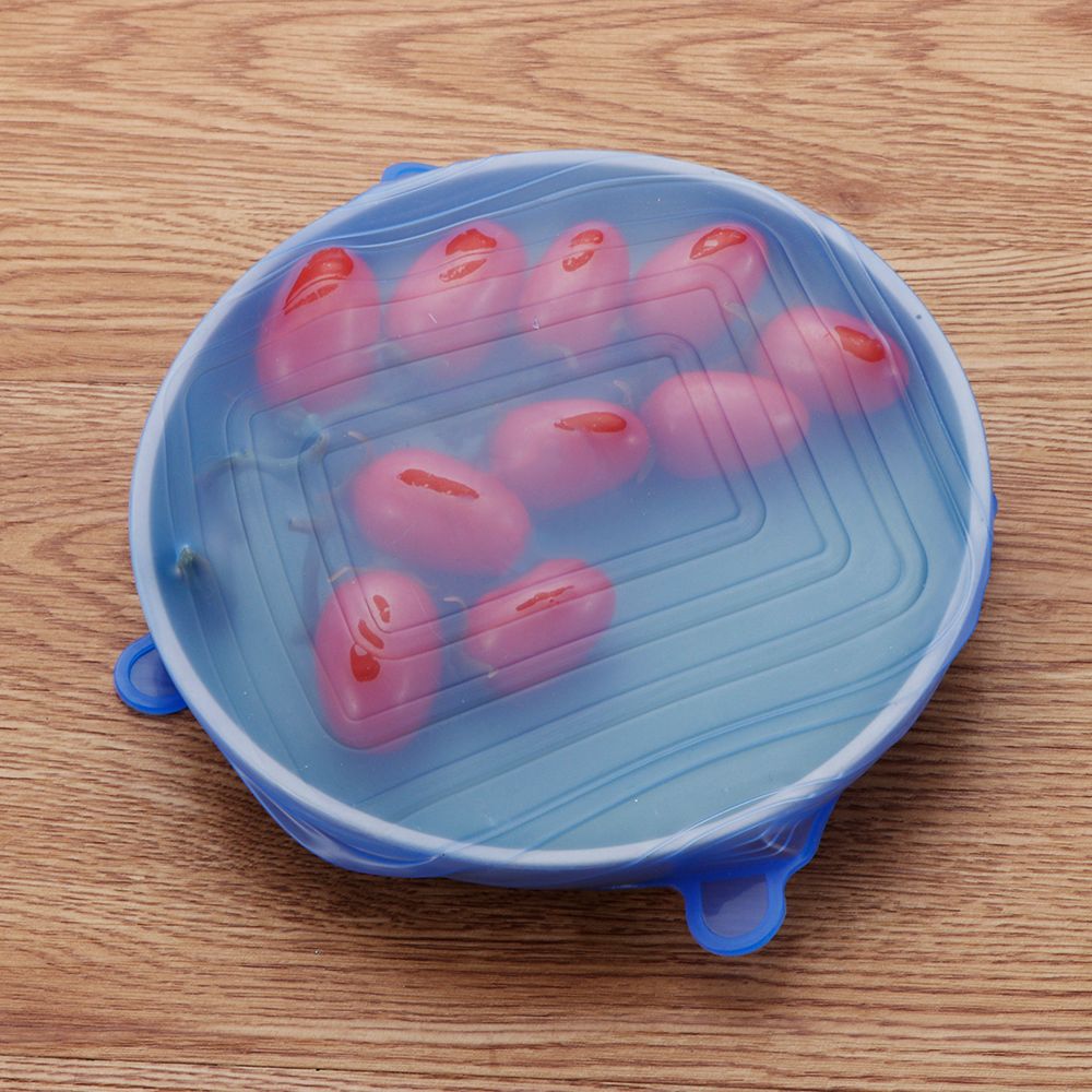 4 色のキッチンツール食品新鮮な調理器具シール鮮度保持蓋ラウ - Silicone Stretch Lid のレビューと価格