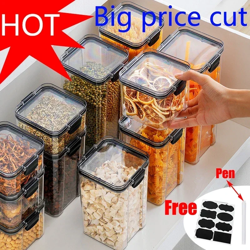 460-1800 ミリリットルセット積み重ね可能なキッチン密 - Food Storage Kitchen Container Set のレビューと価格