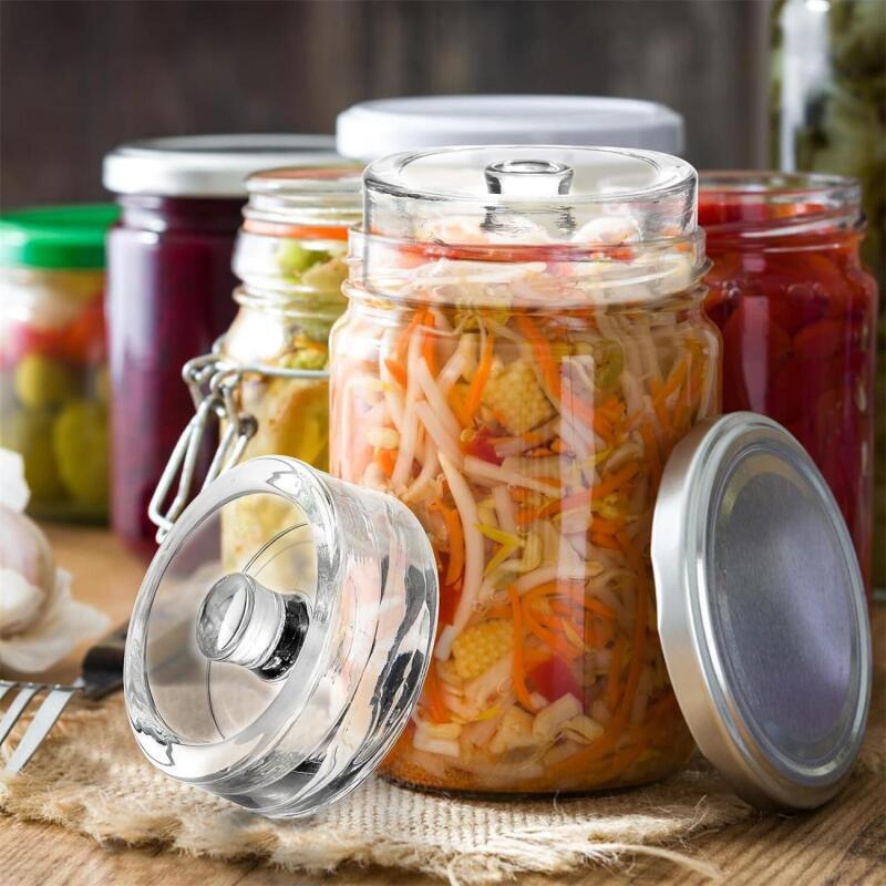 広口発酵重り蓋 家庭用小型ガラス発酵重りジャー カバー キッ - Food Storage Jars With Lids のレビューと価格