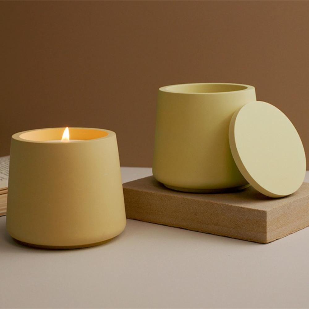 キャンドルジャーシリコンモールド蓋付き DIY ラウンドジュ - Food Storage Jars With Lids のレビューと価格