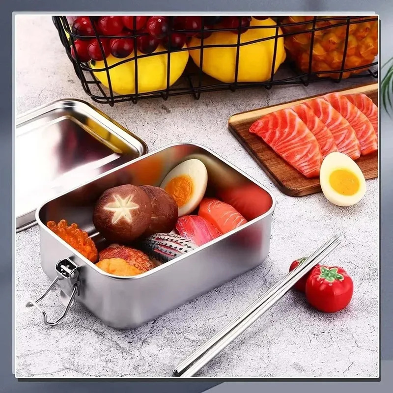 304ステンレス鋼製 1200/2400ml ランチボックス - Food Storage Underground のレビューと価格