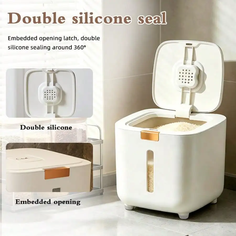 「シェンフオチュアンイ」米保存容器セット。160mlの計量カ - Food Storage Kitchen Container Set のレビューと価格