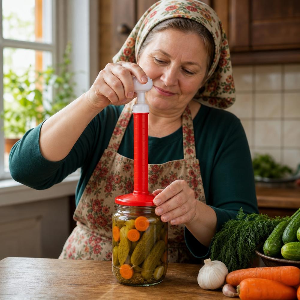 真空シーラージャー蓋 真空ポンプ付き 再利用可能なピクルスジ - Food Storage Jars With Lids のレビューと価格