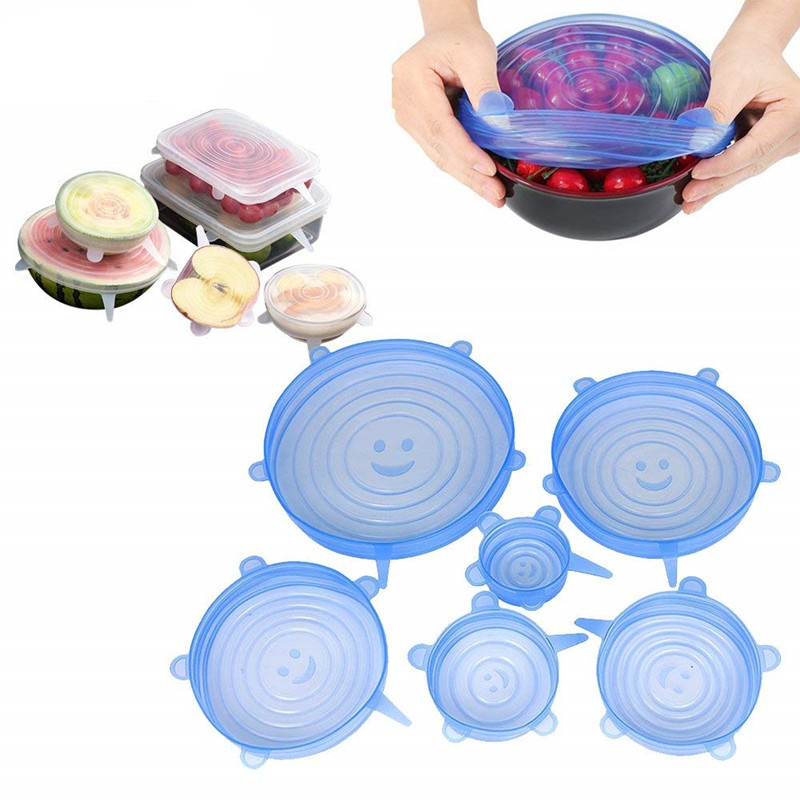 食品,台所用品用のユニバーサルで再利用可能なシリコンボウルと - Silicone Stretch Lid のレビューと価格