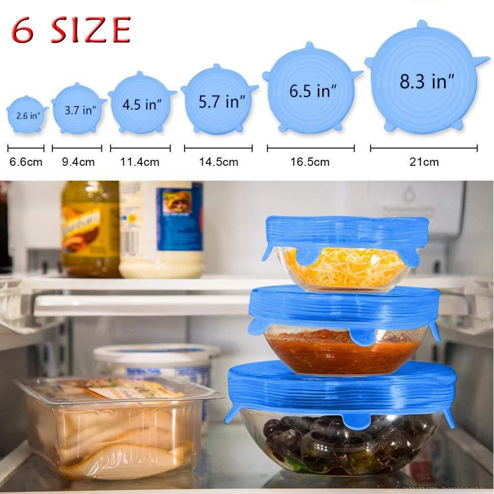 食品,台所用品用のユニバーサルで再利用可能なシリコンボウルと - Silicone Stretch Lid のレビューと価格