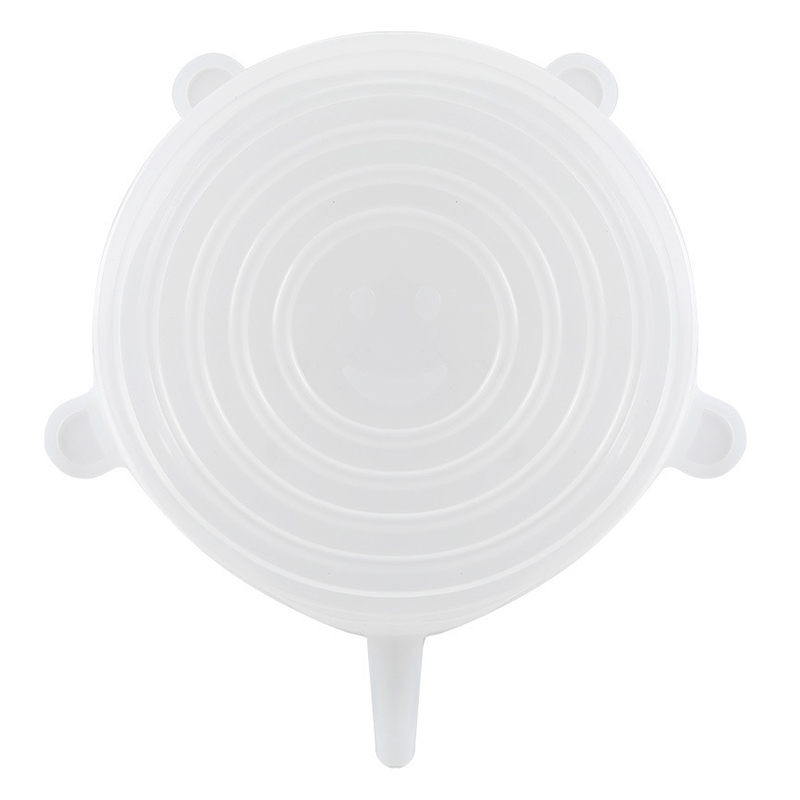 新しい6個入りシリコンカバー、適応可能なシリコン蓋、万能な食 - Silicone Stretch Lid のレビューと価格