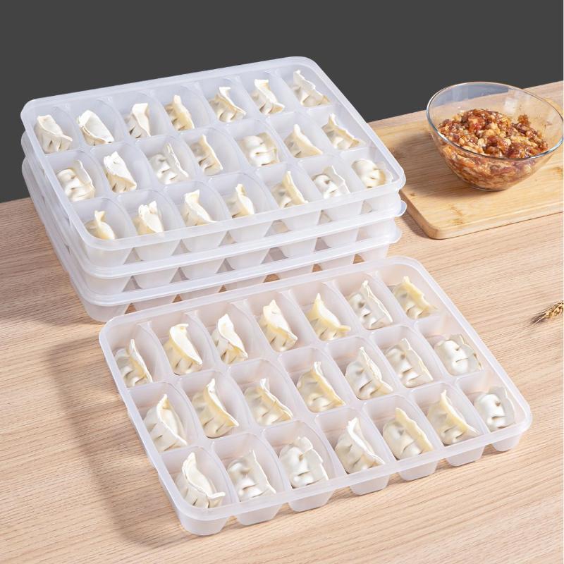 15/21グリッドキッチン収納ボックス冷蔵庫オーガナイザー透 - Food Storage For Refrigerator のレビューと価格