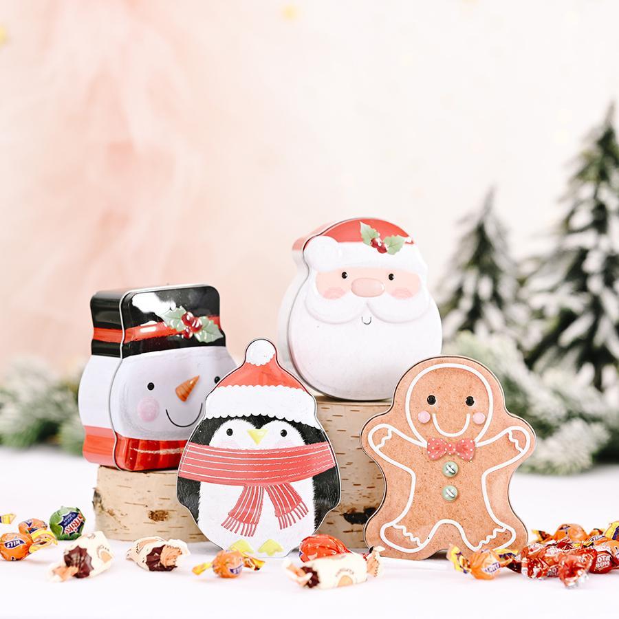 クリスマスジンジャーブレッドマンメタルギフトボックス 鉄製キ - Food Storage Year Supply のレビューと価格