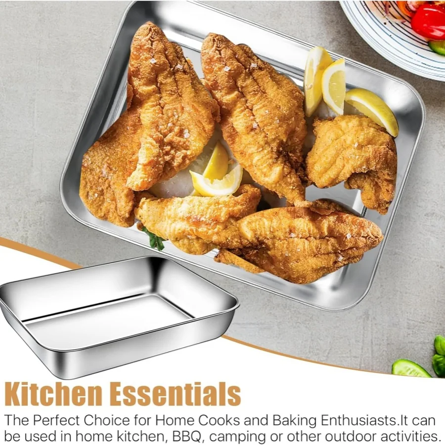 ステンレス製密閉型ランチボックス、鮮度保持長方形食品容器、蓋 - Food Storage Stainless Steel Containers のレビューと価格